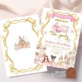 Princess Tea Party Einladung