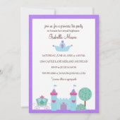 Princess Tea Party Einladungen (Vorderseite)