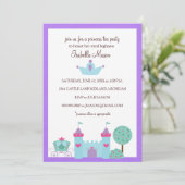 Princess Tea Party Einladungen (Stehend Vorderseite)