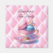 Princess Tea Time Macaroons Magnet (Vorne)