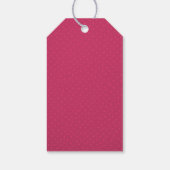 Princess Teepee & Pillows - Geburtstagsparty Geschenkanhänger (Rückseite)