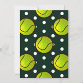 Princess Tennis Geburtstagsparty Einladungen (Rückseite)