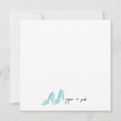 Princess + The Frog - Color - Paare Danke Karte (Rückseite)