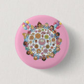 Princess Themed Costume Party Button (Vorderseite)