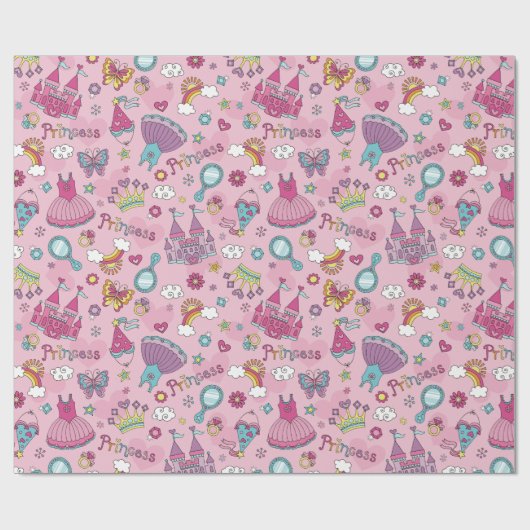 Princess Themed Geschenkpapier (Flach)