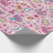 Princess Themed Geschenkpapier (Ecke)