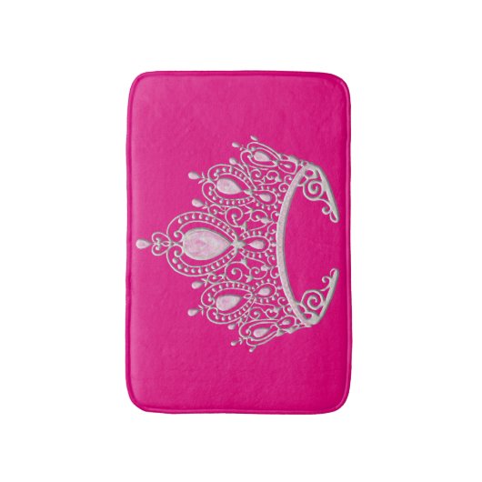 Princess Tiara Bath Mat Badematte (Vorderseite Vertikal)