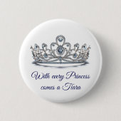 Princess Tiara Button (Vorderseite)