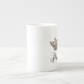 "Princess" Tiara Design Porzellantasse (Vorderseite)