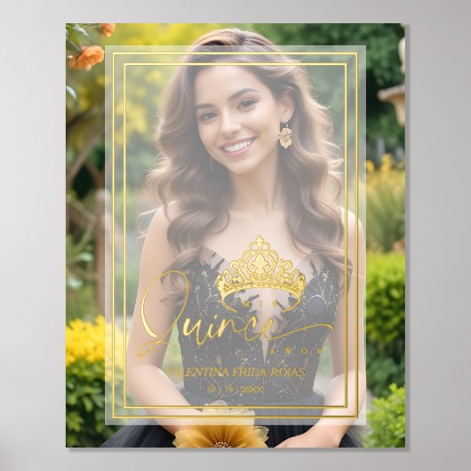 Princess Tiara Exquisite Overlay Vellum Effect XV Foliendrucke (Vorderseite)