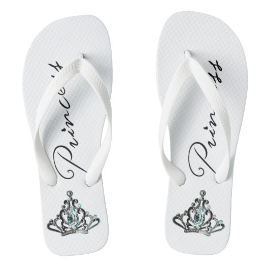 "Princess" TIARA Flip Flops Badesandalen (Fußbett)