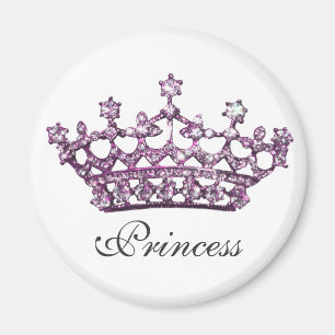 Princess Tiara Gem Magnet