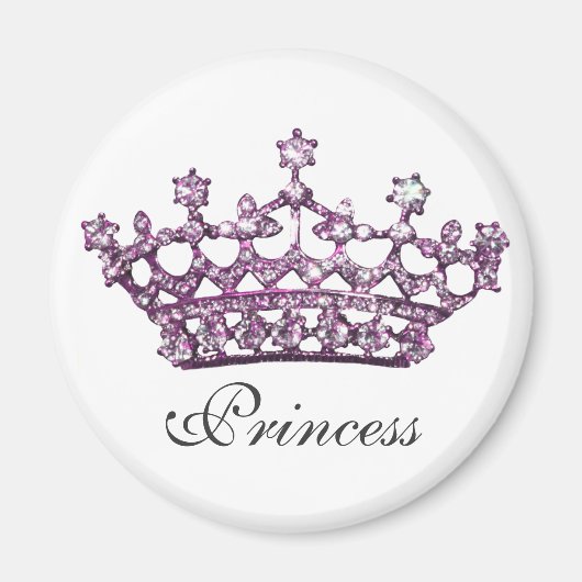 Princess Tiara Gem Magnet (Vorne)