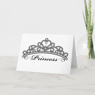 Princess Tiara Greeting Card Karte