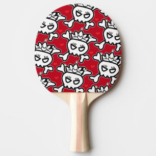 Princess Tiara Skull&Cross Bones Flip Flops Tischtennis Schläger
