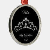 Princess tiara Tree Ornament Aus Metall (Rechts)