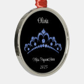 Princess tiara Tree Ornament Aus Metall (Rechts)