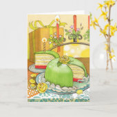 Princess Torte Birthday Card von Christina Siravo Karte (Gelbe Blume)