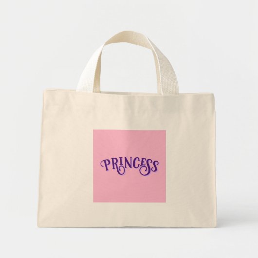 Princess Tote Bag Mini Stoffbeutel (Vorne)