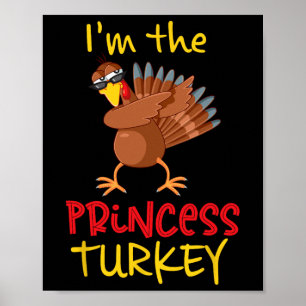 Princess Turkey Matching Family Group Erntedank Poster