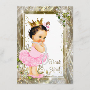 Princess Tutu Baby Dusche Vielen Dank Dankeskarte