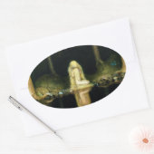 Princess Tuvstarr Ovaler Aufkleber (Umschlag)