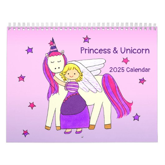 Princess & Unicorn 2025 - Kalender (Titelbild)