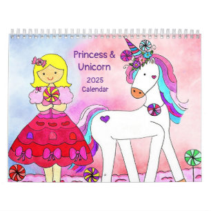Princess & Unicorn 2025 Kalender Band 3