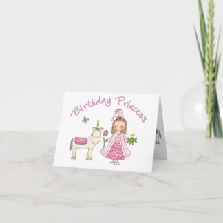 Princess Unicorn Birthday Girl Fill-in-Einladung Einladung