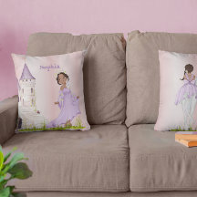 Princess Unicorn Dark Hair Lila Niedlich