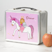 Princess & Unicorn Dreamer Metall Brotdose (Beispiel)