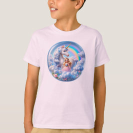 Princess Unicorn Shirt: Regenbogen und Pastelwolke T-Shirt