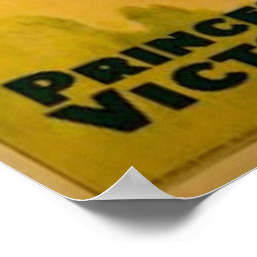 Princess Victoria Vintag Circus Poster (Ecke)