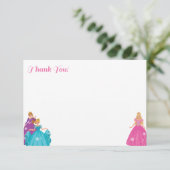 Princess - Vielen Dank für Flachkarten Dankeskarte (Stehend Vorderseite)