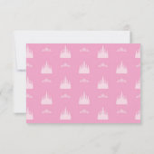 Princess - Vielen Dank für Flachkarten Dankeskarte (Rückseite)