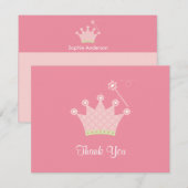 Princess Vielen Dank Hinweis Mitteilungskarte (Vorne/Hinten)