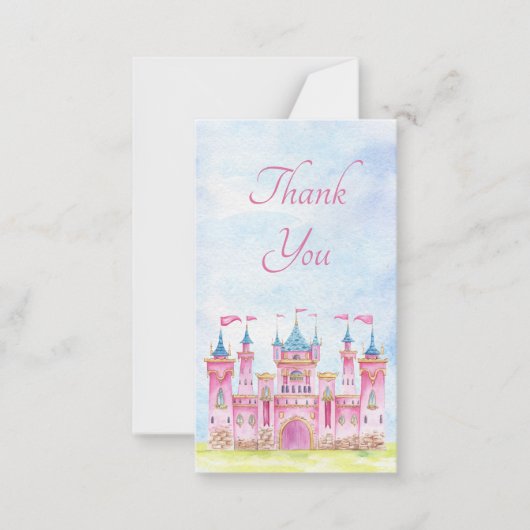 Princess Vielen Dank Mitteilungskarte (Vorderseite)