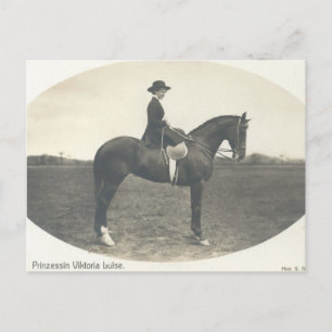 Princess Viktoria Luise auf Pferde #048SS Postkarte