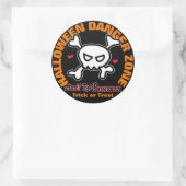 Princess Warning Runder Aufkleber (Tasche)