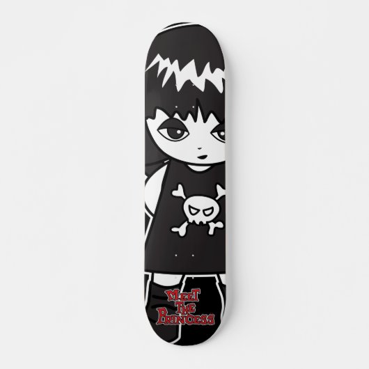 Princess Warning Skateboard (Vorne)