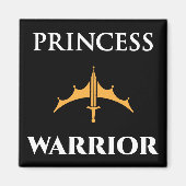 Princess Warrior Black Magnet (Vorne)