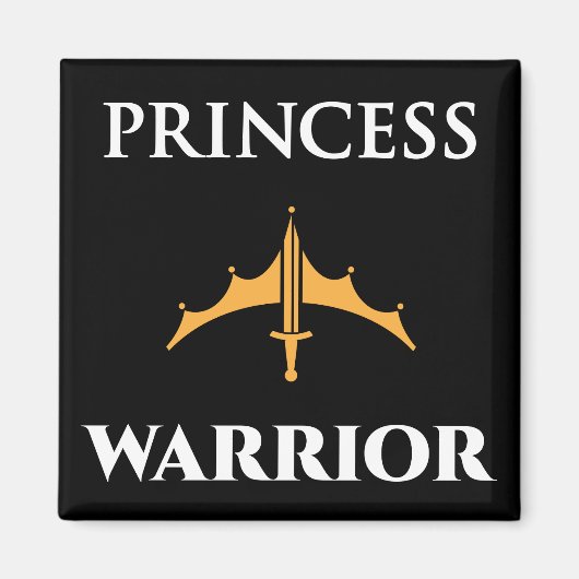 Princess Warrior Black Magnet (Vorne)