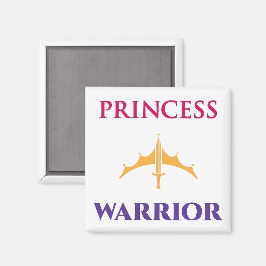Princess Warrior Magnet (Vorderseite/Rückseite)