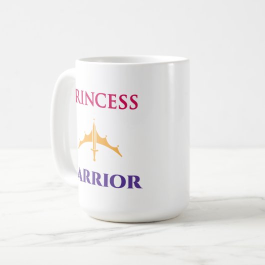 Princess Warrior Tasse (Vorderseite Links)