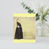 Princess Watching Gänse Overhead Postkarte (Stehend Vorderseite)