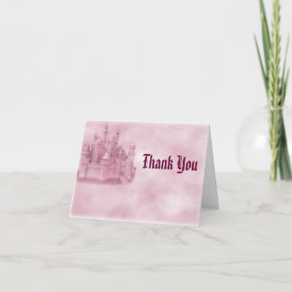 Princess Wedding danke Karte, notecard