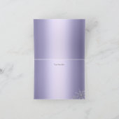 Princess Winter Wonderland Lila Danke Karte (Innenseite)