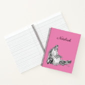 Princess with Books Notebook Notizblock (Innenseite)