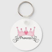 Princess With Crown - Customizable Schlüsselanhänger (Vorderseite)
