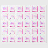 Princess Word Art Geschenkpapier (Flach)